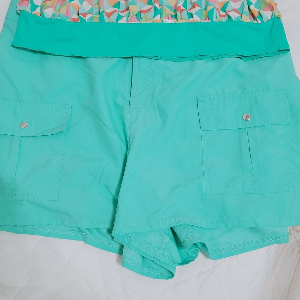 Kim Rogers 2 Piece Boy Short SwimSuit - Picture 3 of 15